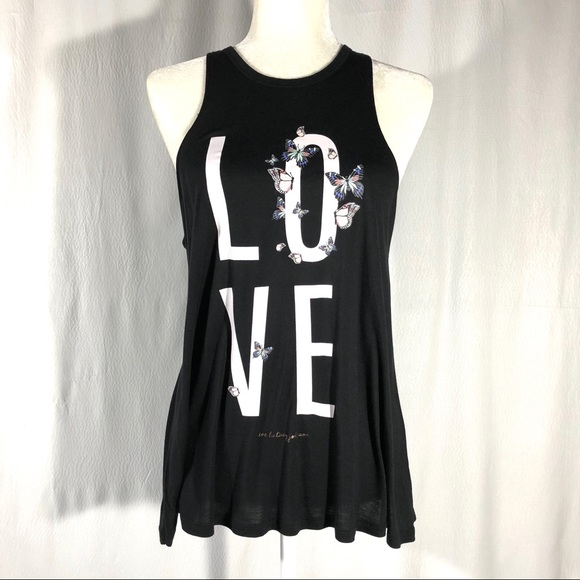 Betsey Johnson Tops - NWT Betsey Johnson Love Butterfly Swing Tank Top
